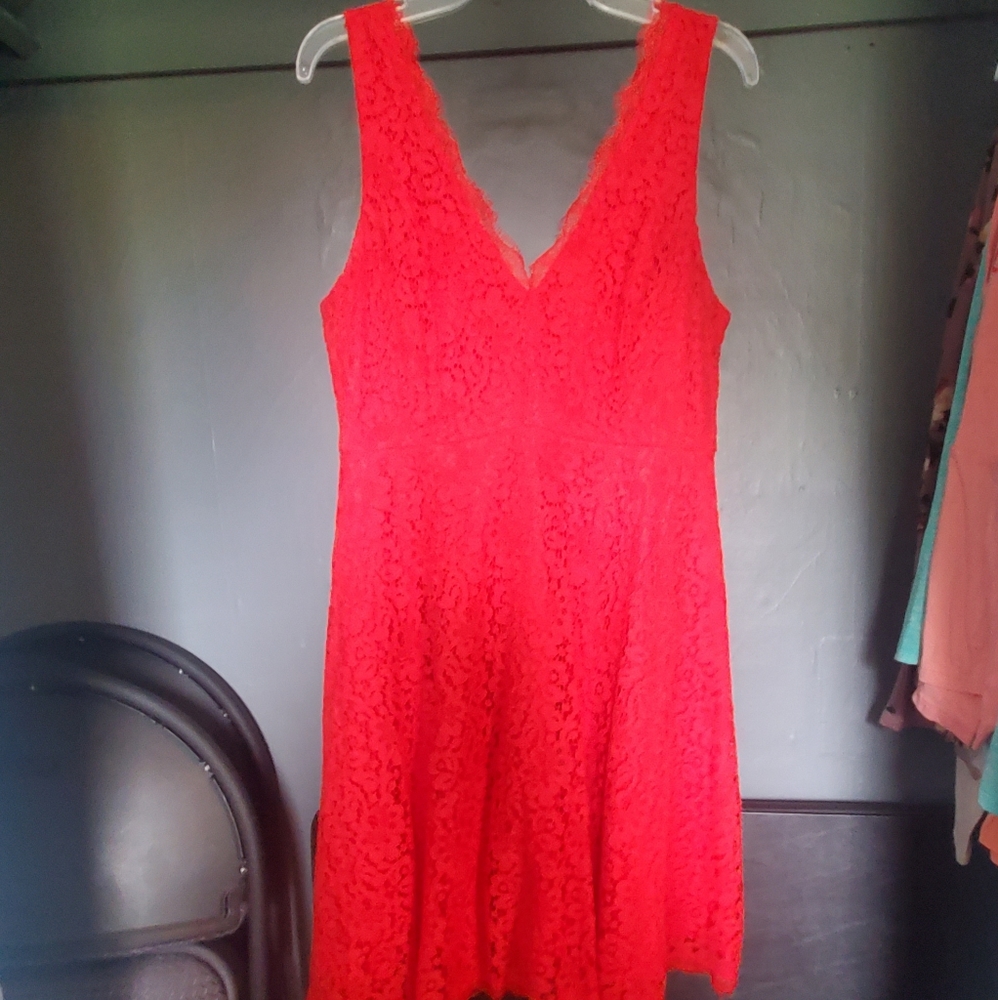 Red Lace Dress